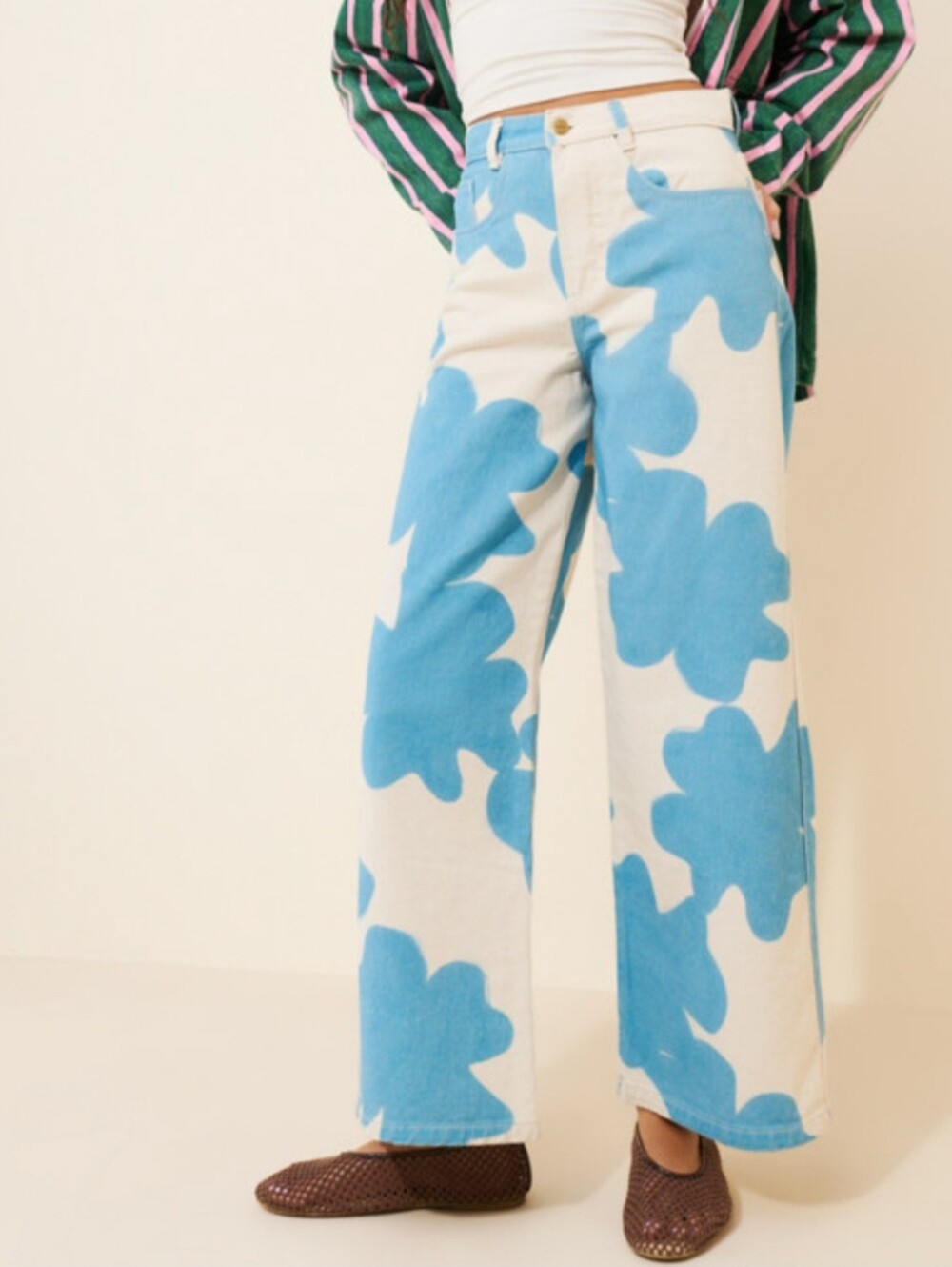 Sixxta Lucky Blue High Waist Jeans